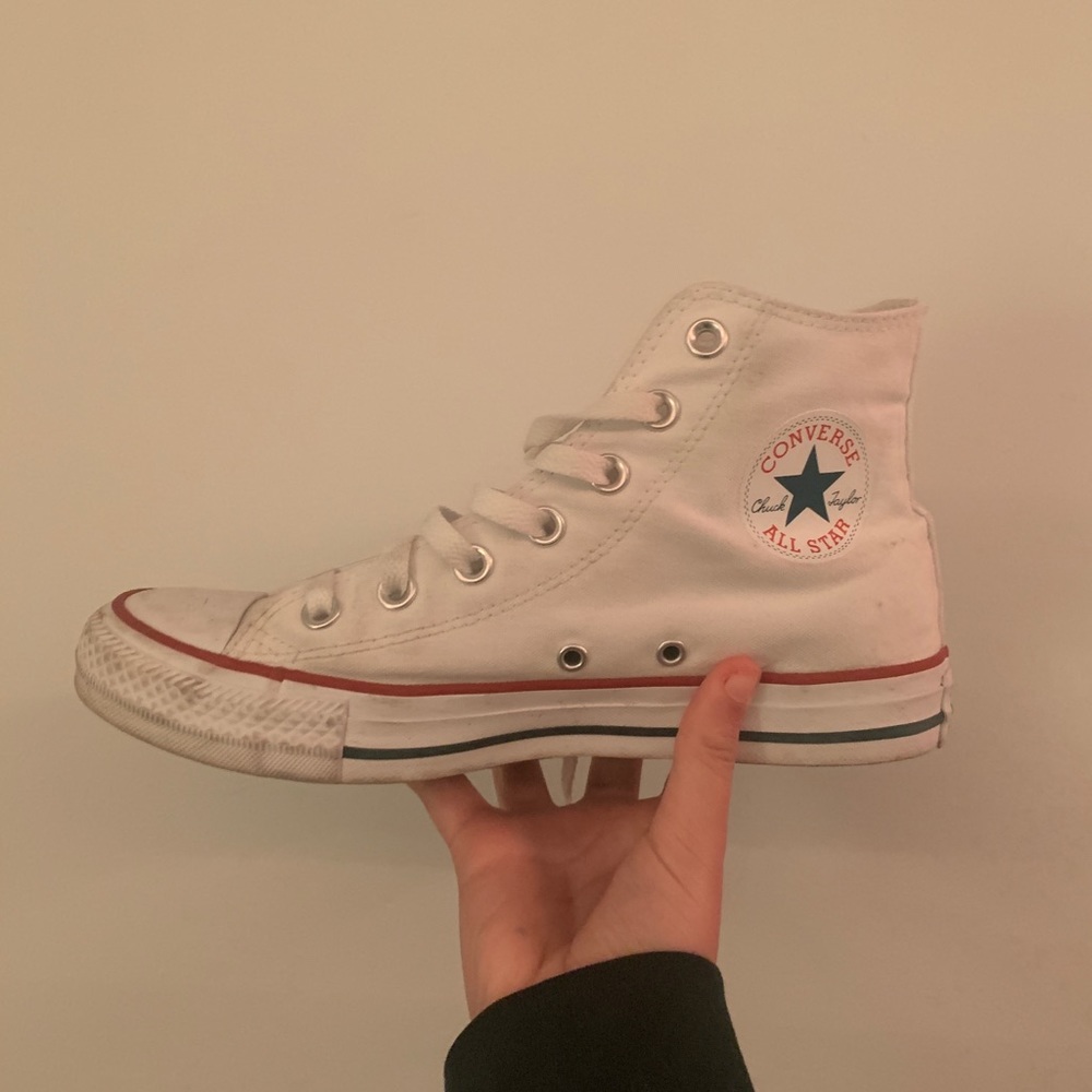 CONVERSE chuck taylor’s white size 7.5
